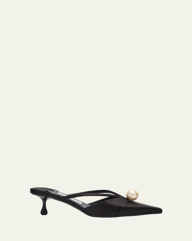 Sana 50 Satin Mules